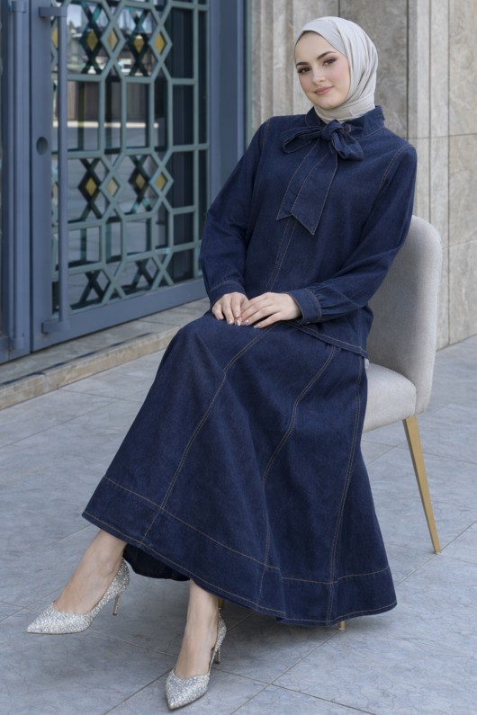 İkili Kot Takım M1005 Lacivert İkili Kot Takım M1005 Lacivert