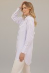 Çizgili Gömlek Lila 12025