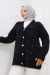 Beyoğlu Taşlı Sakal Ceket H25308 Siyah Beyoğlu Taşlı Sakal Ceket H25308 Siyah