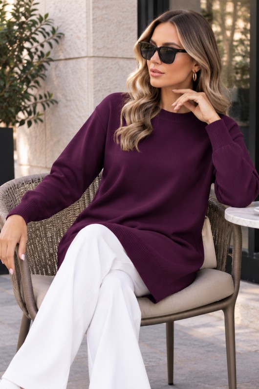 Tesettür Tunik N3177 Bordo