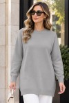 Tesettür Tunik N3177 Gri