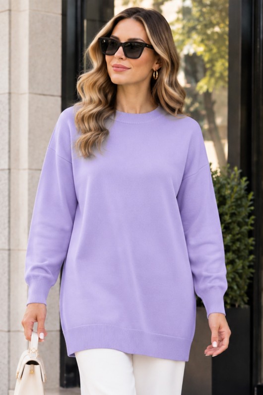 Tesettür Tunik N3177 Lila