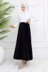 Piliseli Etek Siyah 4560 Piliseli Etek Siyah 4560