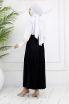 Piliseli Etek Siyah 4560 Piliseli Etek Siyah 4560