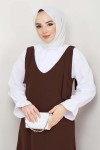 Gömlek + Ji̇le Elbi̇se Kahverengi 4678 Gömlek + Ji̇le Elbi̇se Kahverengi 4678