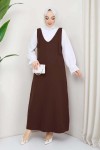 Gömlek + Ji̇le Elbi̇se Kahverengi 4678 Gömlek + Ji̇le Elbi̇se Kahverengi 4678
