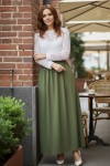 Beli Lastikli Double Etek M213 Haki Beli Lastikli Double Etek M213 Haki