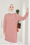  Çizgili Tunik Kiremit 533
