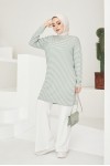  Çizgili Tunik Yeşil 533