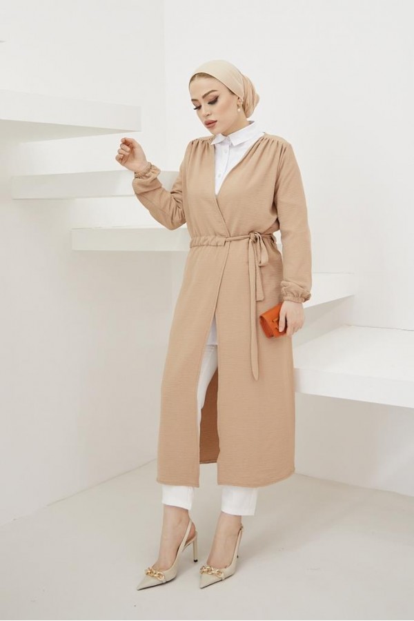  Aerobin Beli Bağlamalı Teettür  Kap Bej 7579