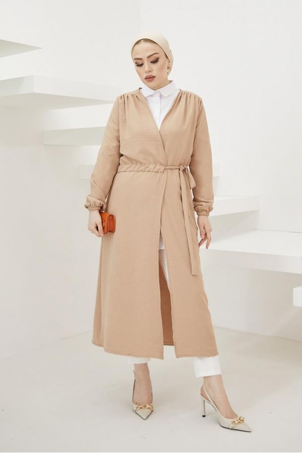  Aerobin Beli Bağlamalı Teettür  Kap Bej 7579