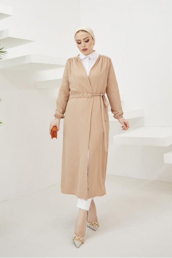  Aerobin Beli Bağlamalı Teettür  Kap Bej 7579