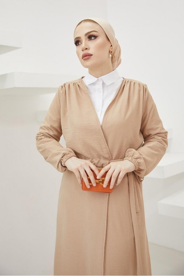  Aerobin Beli Bağlamalı Teettür  Kap Bej 7579