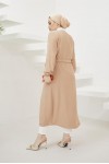  Aerobin Beli Bağlamalı Teettür  Kap Bej 7579
