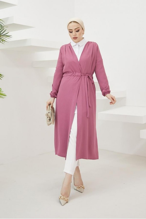  Aerobin Beli Bağlamalı Teettür  Kap Gül Kurusu 7579