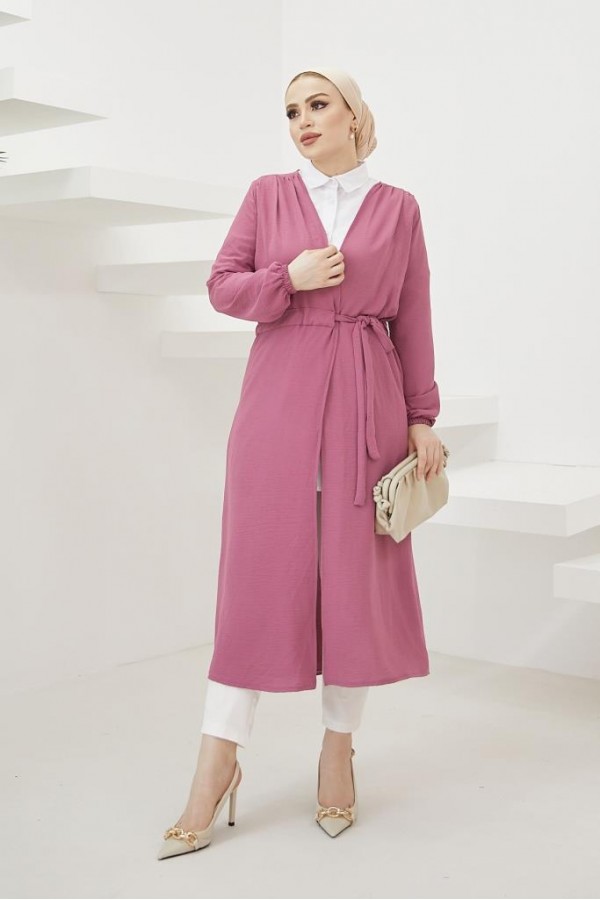  Aerobin Beli Bağlamalı Teettür  Kap Gül Kurusu 7579