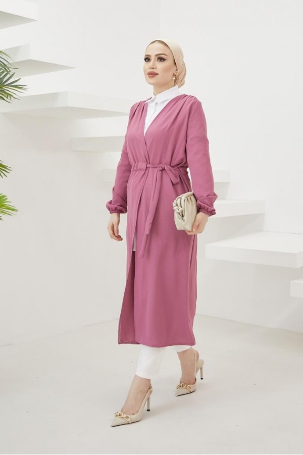  Aerobin Beli Bağlamalı Teettür  Kap Gül Kurusu 7579