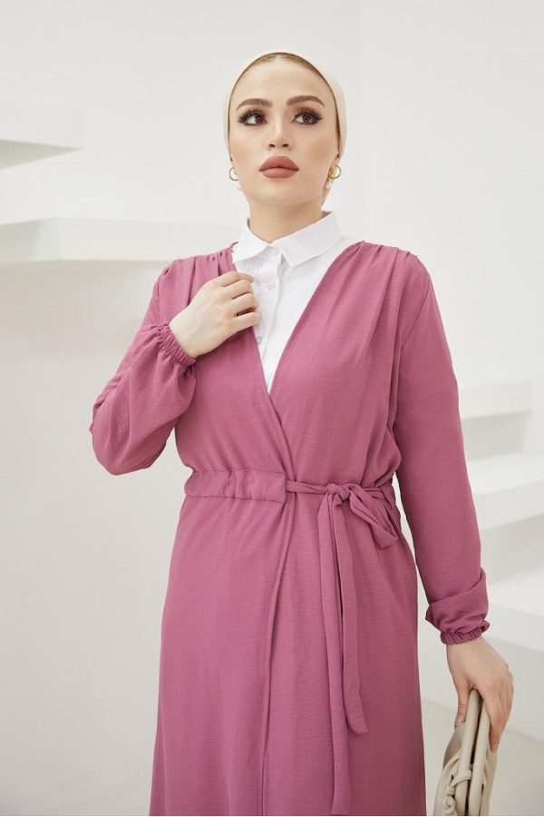  Aerobin Beli Bağlamalı Teettür  Kap Gül Kurusu 7579