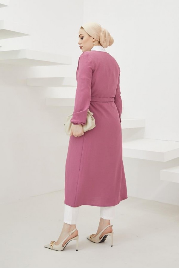  Aerobin Beli Bağlamalı Teettür  Kap Gül Kurusu 7579