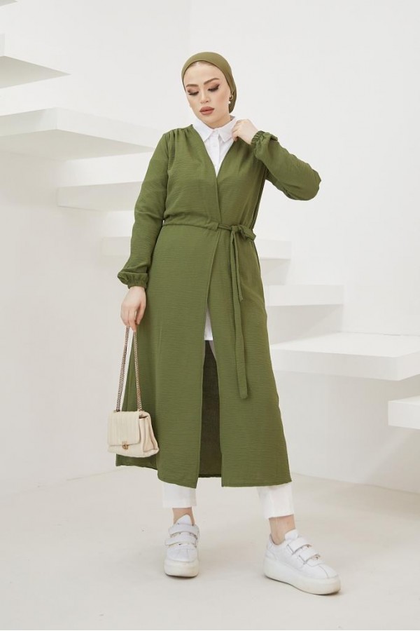  Aerobin Beli Bağlamalı Teettür  Kap Haki 7579