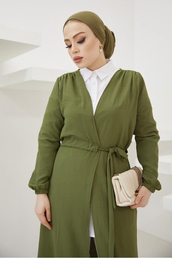  Aerobin Beli Bağlamalı Teettür  Kap Haki 7579