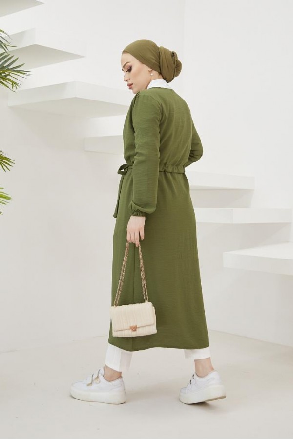  Aerobin Beli Bağlamalı Teettür  Kap Haki 7579