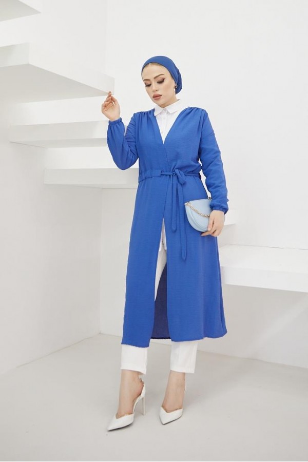  Aerobin Beli Bağlamalı Teettür  Kap İndigo 7579