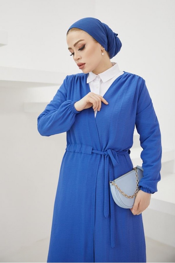  Aerobin Beli Bağlamalı Teettür  Kap İndigo 7579