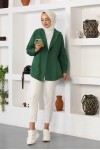 Klasik Tesettür Gömlek Zümrüt 3900 Klasik Tesettür Gömlek Zümrüt 3900