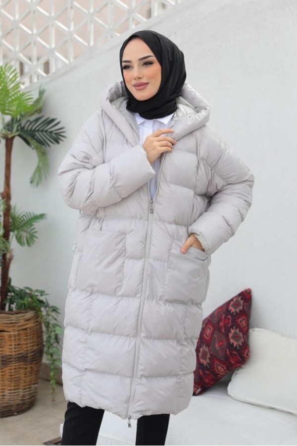  Oversize Şişme Mont Taş 2255