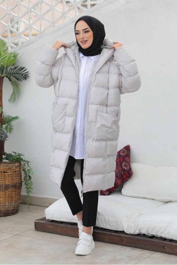  Oversize Şişme Mont Taş 2255