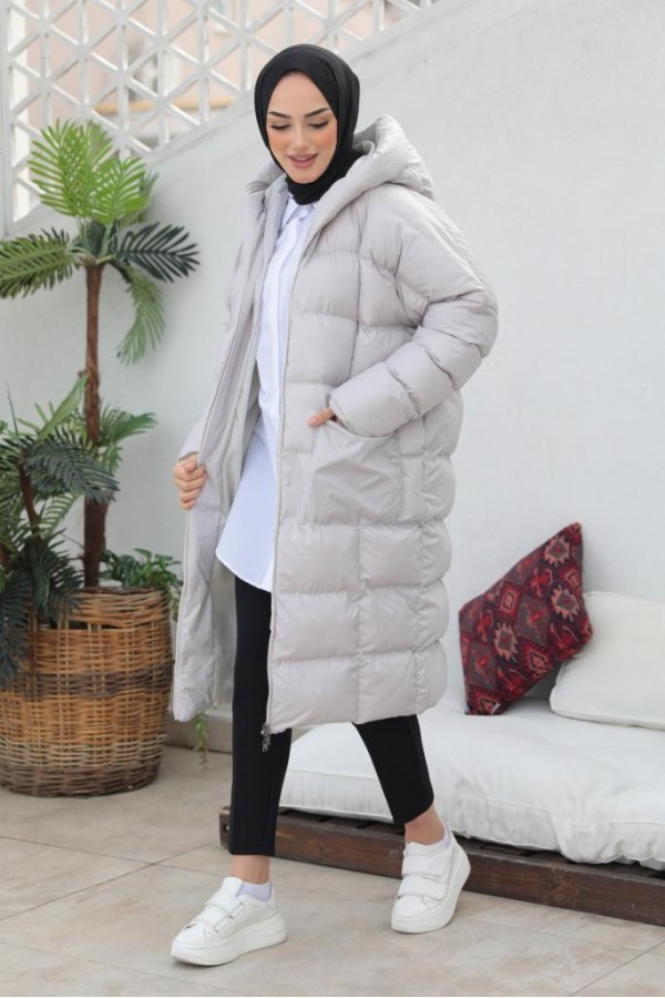  Oversize Şişme Mont Taş 2255