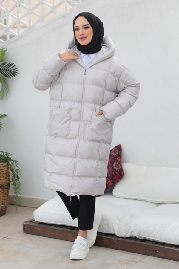  Oversize Şişme Mont Taş 2255