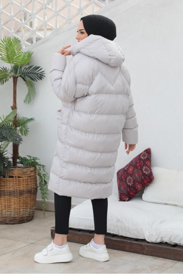  Oversize Şişme Mont Taş 2255