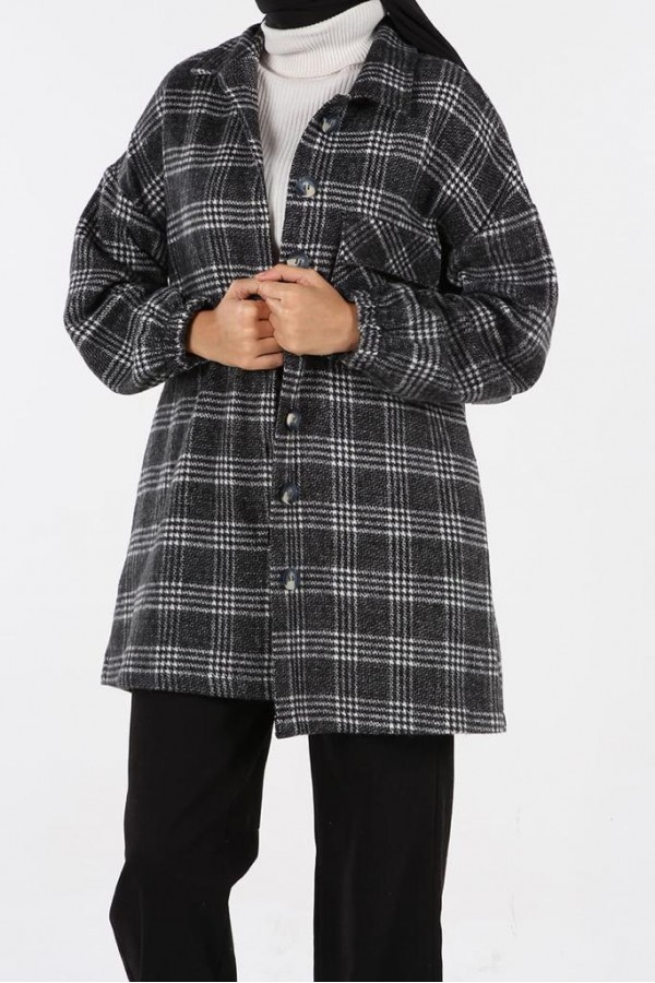  Oduncu Rahat Kalıp Gömlek Siyah 40002