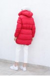  Cepli Şişme Mont Kırmızı 4343