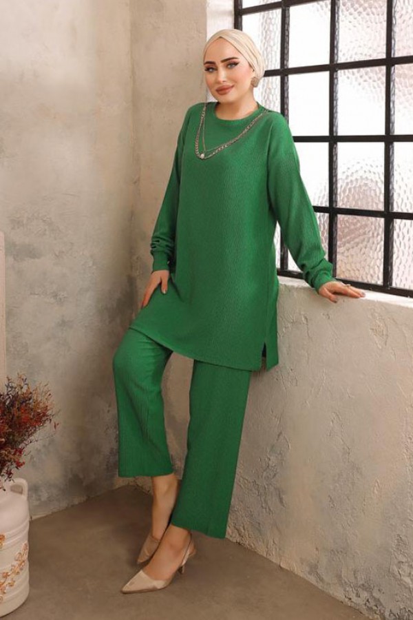  Tesettür İkili Takım Yeşil 2943