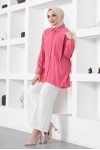 Çift Cepli Gömlek Fuşya 61544 Çift Cepli Gömlek Fuşya 61544
