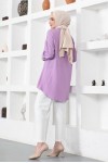  Çift Cepli Gömlek Lila 61544
