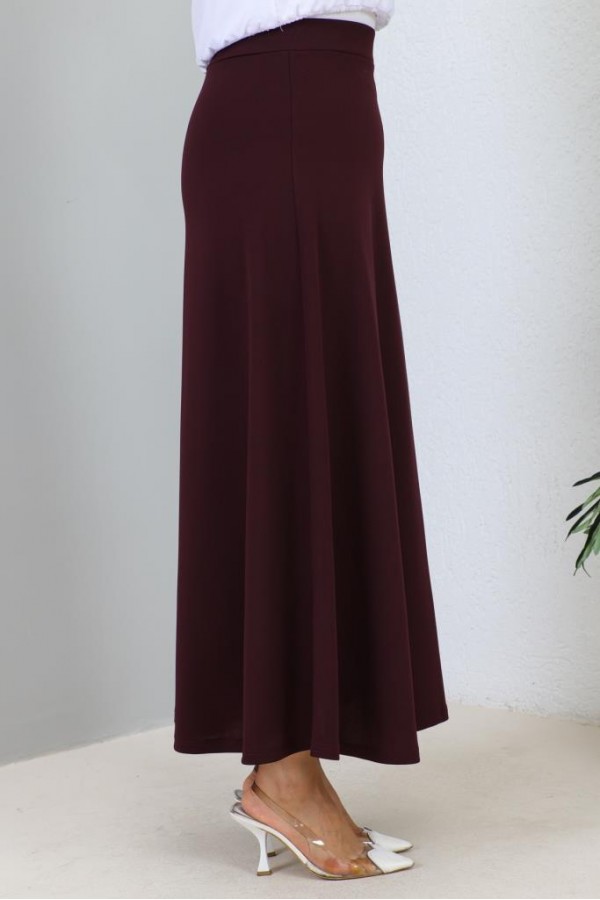  Mevlana Tesettür Etek Mürdüm 211