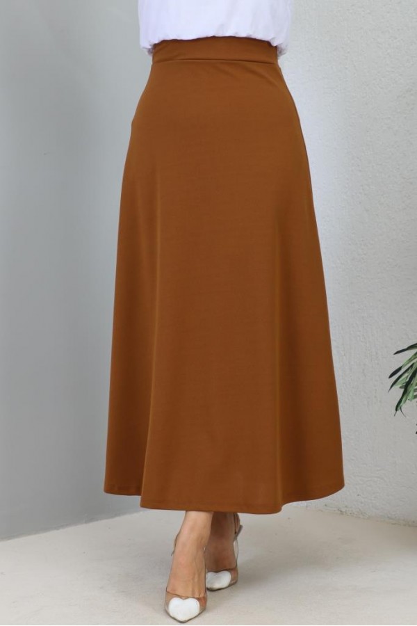 Mevlana Tesettür Etek Taba 211 Mevlana Tesettür Etek Taba 211