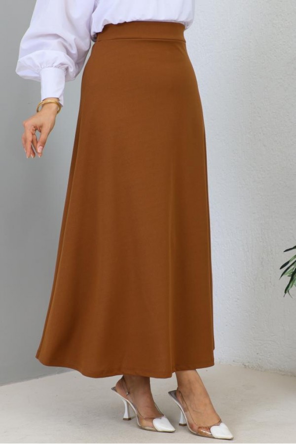 Mevlana Tesettür Etek Taba 211 Mevlana Tesettür Etek Taba 211