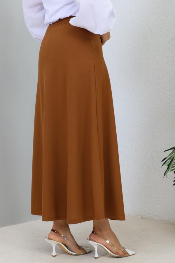 Mevlana Tesettür Etek Taba 211 Mevlana Tesettür Etek Taba 211