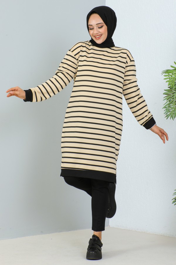 Çizgili Tunik Siyah 1988 Çizgili Tunik Siyah 1988