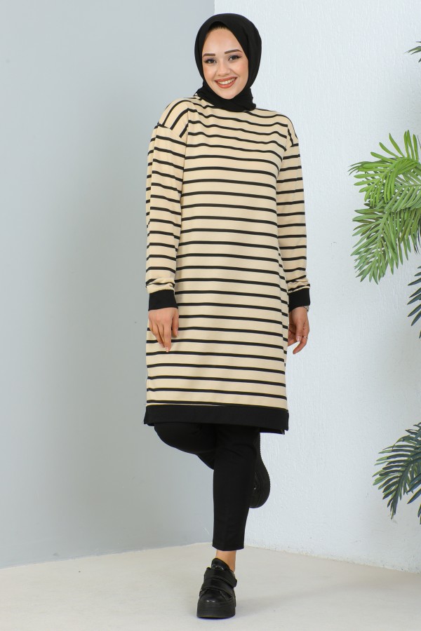 Çizgili Tunik Siyah 1988 Çizgili Tunik Siyah 1988