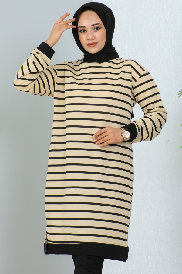 Çizgili Tunik Siyah 1988 Çizgili Tunik Siyah 1988
