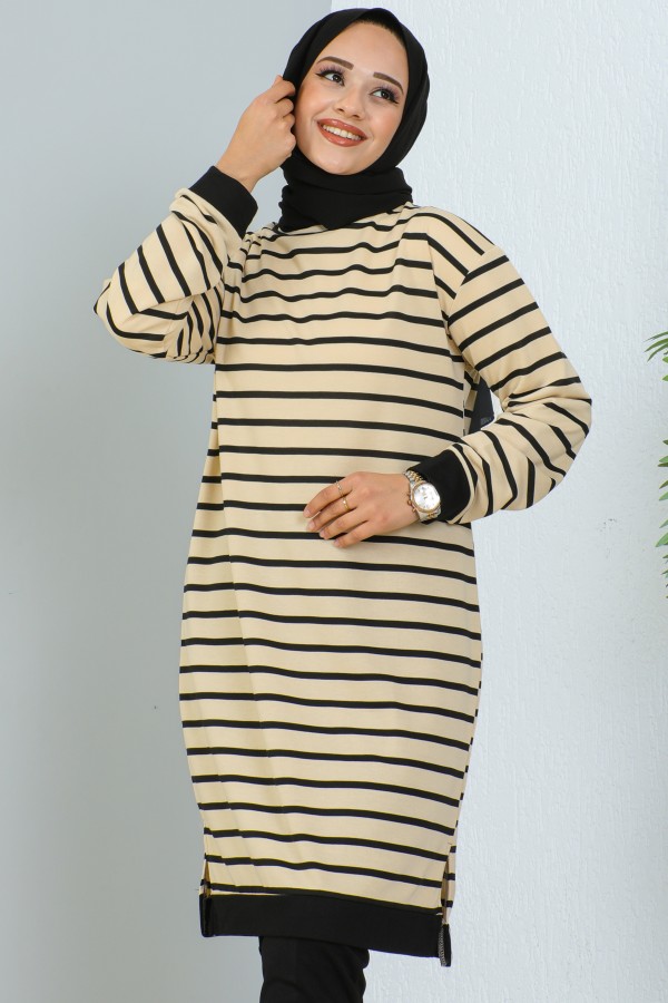 Çizgili Tunik Siyah 1988 Çizgili Tunik Siyah 1988