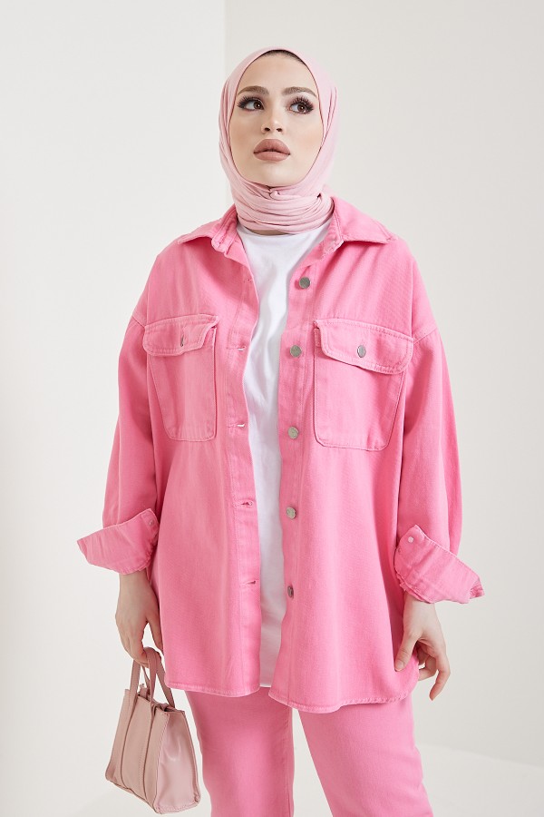 Spor Kot Ceket Pembe 6175 Spor Kot Ceket Pembe 6175