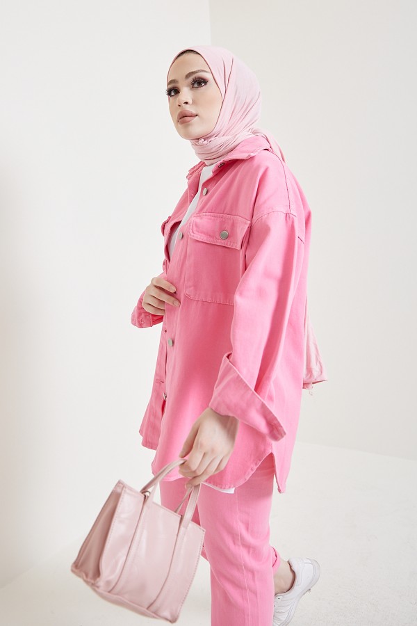 Spor Kot Ceket Pembe 6175 Spor Kot Ceket Pembe 6175