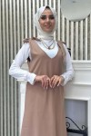 Gömlek + Ji̇le Elbi̇se Bej 4678 Gömlek + Ji̇le Elbi̇se Bej 4678